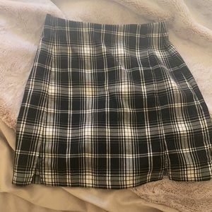 Patterned high waisted skirt